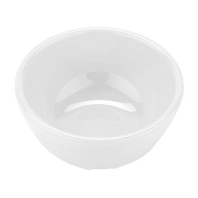 GET B-45-DW 10 Oz. White Melamine Round Diamond Bowl