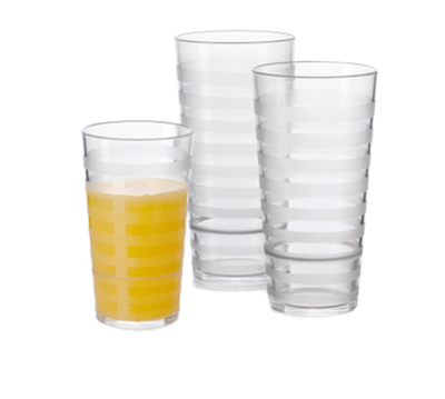 GET SW-1516-CL 16 Oz. Clear SAN Plastic Orbis Tumbler