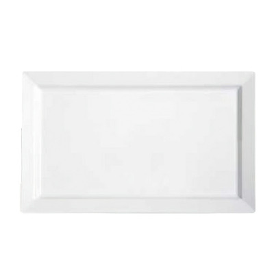 GET ML-116-W Rectangular Melamine White Bake & Brew Display Tray