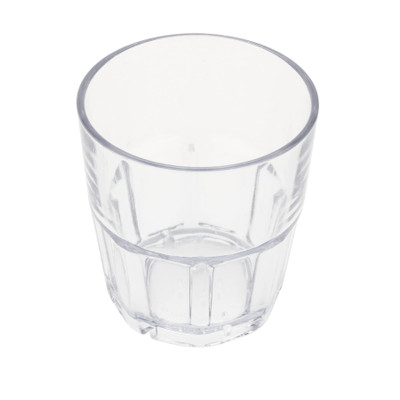 GET 9909-1-CL 9 Oz. Clear SAN Plastic Bahama Rock Tumbler