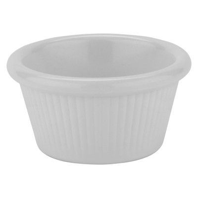 GET RM-387-W 2 Oz. White Cone Shape Fluted Ramekin (1 Dozen Per Case)