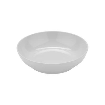GET CS-6106-W 8.5" W x 2.25" H x 8.5" D 1.3 Qt. Melamine White Round Siciliano Bowl