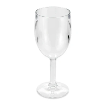 GET SW-1404-1-SAN-CL 8 Oz. Clear SAN Wine Glass