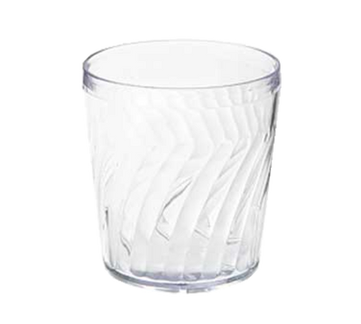 GET 2209-1-CL 9 Oz. Clear SAN Plastic textured Tahiti Rocks Tumbler