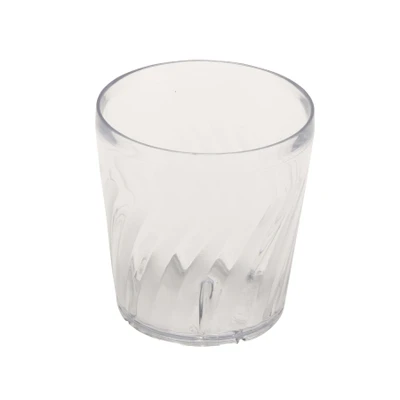 GET 2209-1-CL 9 Oz. Clear SAN Plastic textured Tahiti Rocks Tumbler