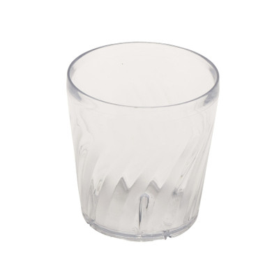 GET 2209-1-CL 9 Oz. Clear SAN Plastic textured Tahiti Rocks Tumbler