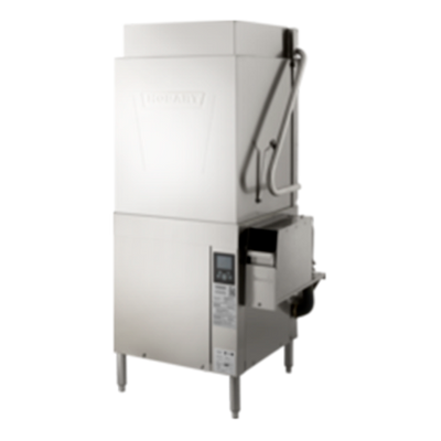 Hobart AM16T-ASR-2 Stainless Steel Door Type Automatic Soil Removal Electric Dishwashing Machine - 208/240 Volt