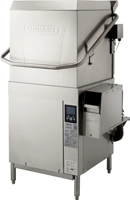 Hobart AM16VL-ADV-2 Stainless Steel Door Type Automatic Soil Removal Single Electric Ventless Dishwashing Machine - 208/240 Volts