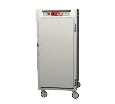 Metro C548-ASFS-U C5 4 Series 5/6-Size Insulated Heated Holding Cabinet with Solid Door and Universal Wire Slides - 120V