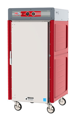 Metro C548-ASFS-U C5 4 Series 5/6-Size Insulated Heated Holding Cabinet with Solid Door and Universal Wire Slides - 120V