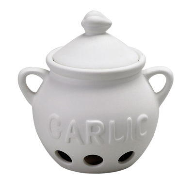 Harold Import 43606 Ventilated Sides Ceramic HIC Garlic Keeper