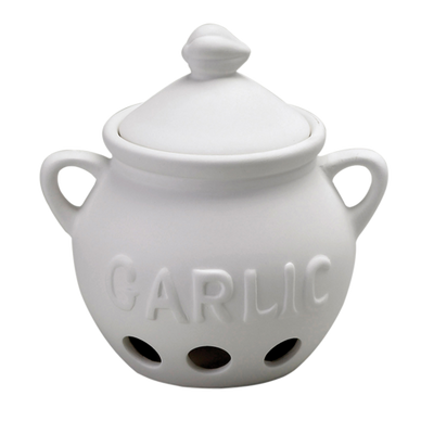 Harold Import 43606 Ventilated Sides Ceramic HIC Garlic Keeper