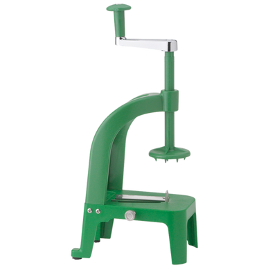 Harold Import BN7 5.25" x 4" x 10" Curly Cut Stainless Steel Blades Green Benriner "Cook Helper" Slicer