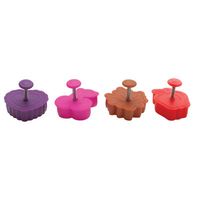 Harold Import 93241 BPA Free Plastic HIC Pie Crust Cutters 4 Piece Set