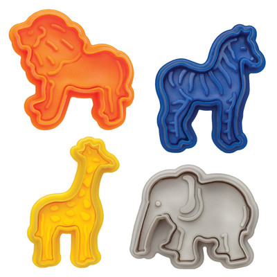 Harold Import 93249 BPA Free Plastic Mrs. Anderson's Baking Animal Cookie Cutter (Set of 4)