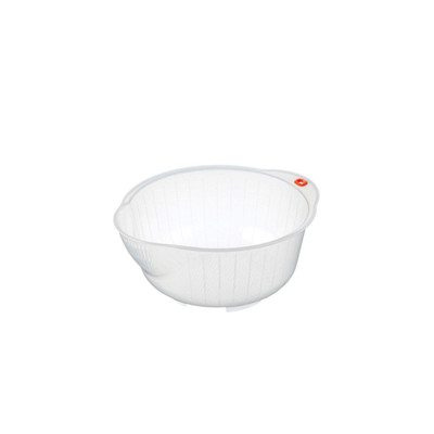 Harold Import 80800 2.5 Qt. Clear Polypropylene Inomata Rice Washing Speed Bowl