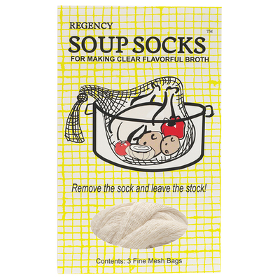 Harold Import RW825 Cotton Regency Wraps Soup Sock Mesh Bags (3 Pack)