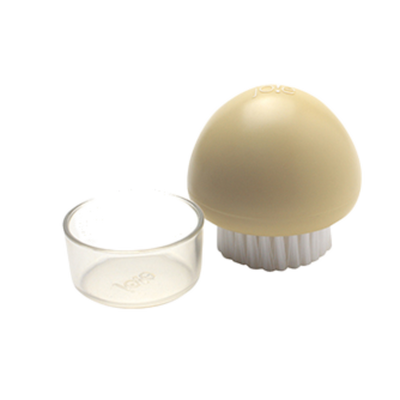 Harold Import 29503 White Nylon Bristle Mushroom Shape Joie Mushroom Brush