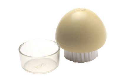 Harold Import 29503 White Nylon Bristle Mushroom Shape Joie Mushroom Brush