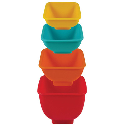 Harold Import 43758 Silicone Flexible Mrs. Anderson's Baking Flex & Pour Measuring Cup Set
