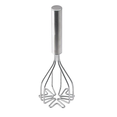 Harold Import 93237 10.25" Stainless Steel HIC 2-in 1 Mix and Masher