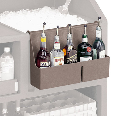 Cambro BAR54SR194 19.5" W x 4.31" D x 12.63" H Fits 540 650 and 730 Cambar Granite Sand Speed Rail