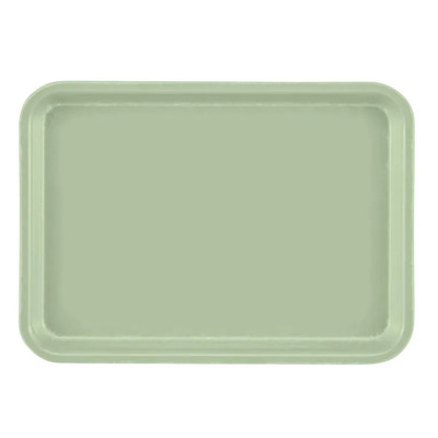 Cambro 57429 6.94" x 4.94" Key Lime High-Impact Fiberglass Rectangular Camtray