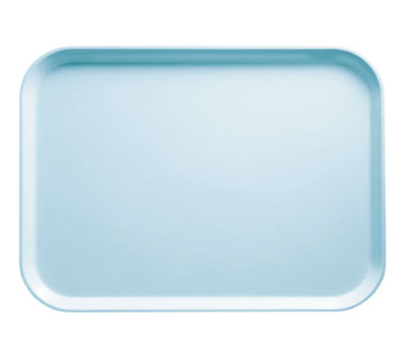 Cambro 810177 9.88" x 8" Sky Blue High-Impact Fiberglass Rectangular Camtray - 12/Case