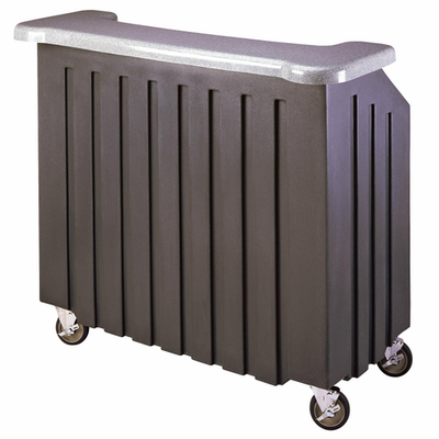 Cambro BAR540DS671 54" L x 25.88" W x 46.13" H Gray Polyethylene Cambar Portable Bar