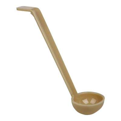 Cambro LD85133 3/4 Oz. Beige Polycarbonate Plain Camwear Ladle - 12/Case