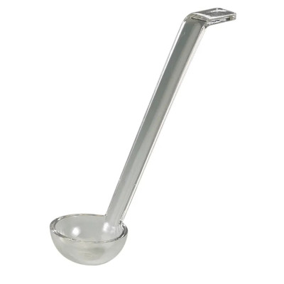Cambro LD85135 3/4 Oz. Clear Polycarbonate Plain Camwear Ladle - 12/Case