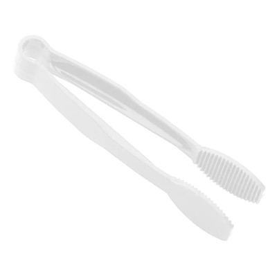 Cambro TG6148 6" Flat Grip Surface Dishwasher Safe White Lugano Tongs - 12/Case