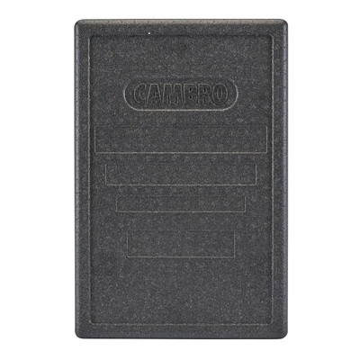Cambro EPP180LID110 15.75" W x 1.34" H x 23.62" D Black Cam GoBox Insulated Food Pan Carrier Lid Only