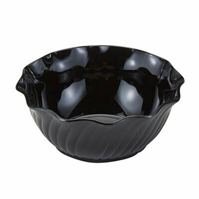 Cambro SRB13CW110 13 Oz. Serving Bowl Camwear Polycarbonate Black (24 Per Case Wrapped in 4 Packs of 6 Bowls Each)