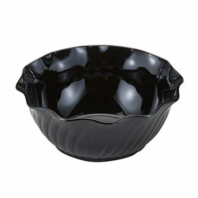 Cambro SRB13CW110 13 Oz. Serving Bowl Camwear Polycarbonate Black (24 Per Case Wrapped in 4 Packs of 6 Bowls Each)