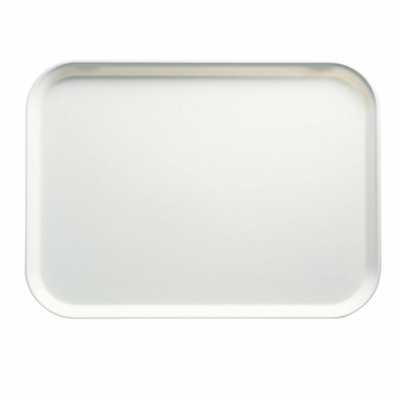 Cambro 810148 9.88&quot; x 8&quot; White High-Impact Fiberglass Rectangular Camtray