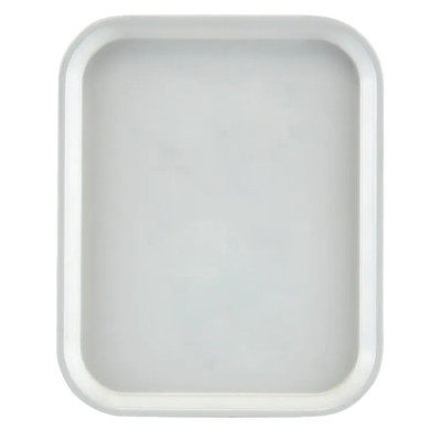 Cambro 810148 9.88" x 8" White High-Impact Fiberglass Rectangular Camtray
