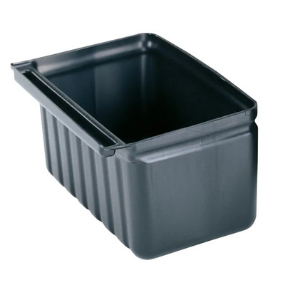 Cambro BC331KDSH110 2.5 Gal. Black Silverware Holder