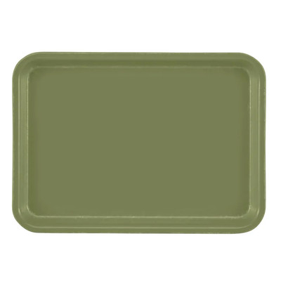 Cambro 46428 6" x 4.25" Olive Green High-Impact Fiberglass Rectangular Camtray