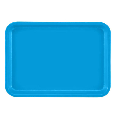 Cambro 57105 6.94" x 4.94" Horizon Blue High-Impact Fiberglass Rectangular Camtray