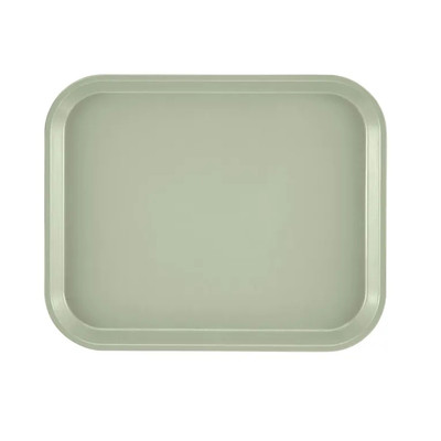 Cambro 810429 9.88" x 8" Key Lime High-Impact Fiberglass Rectangular Camtray