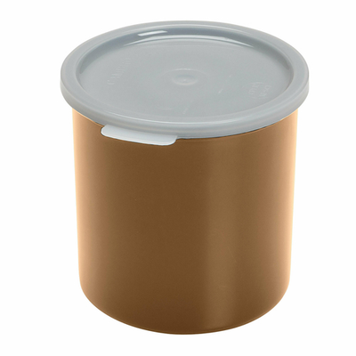 Cambro CP12133 1.2 Qt. Beige / Tan Polycarbonate Round Crock - 12/Case
