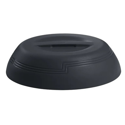 Cambro MDSLD9110 Insulated Fits 9" Plate Polypropylene Black The Shore Line Collection Dome