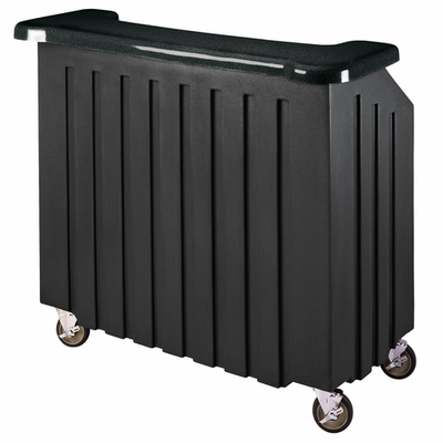 Cambro BAR540DS670 54" L x 25.88" W x 46.13" H Black Polyethylene Cambar Portable Bar