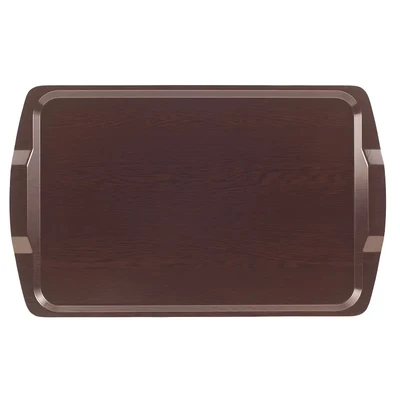 Cambro 1525RST384 14" x 21" Venge Fiberglass Rectangular Room Service Tray - 12/Case