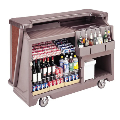 Cambro BAR650DS669 67.5" L x 28.5" W x 47.5" H Polyethylene Cambar Portable Bar