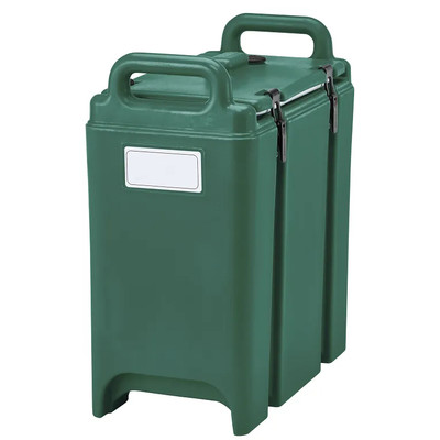 Cambro 350LCD519 3. Gal. Kentucky Green Insulated Plastic Camtainer Soup Carrier