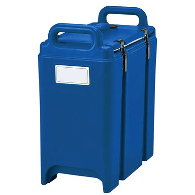 Cambro 350LCD186 3. Gal. Navy Blue Insulated Plastic Camtainer Soup Carrier