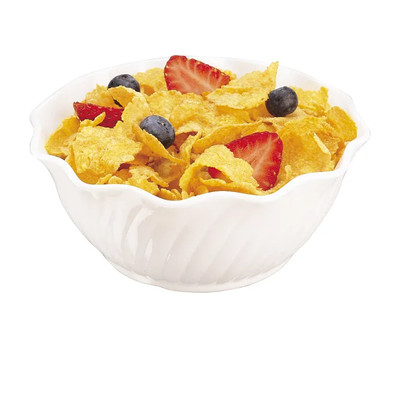 Cambro SRB13148 13 Oz. Serving Bowl White Swirl Bowl (24 Per Case Wrapped in 4 Packs of 6 Bowls Each)
