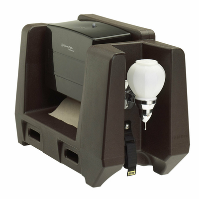 Cambro HWATD131 Dark Brown Plastic Portable Handwashing Station